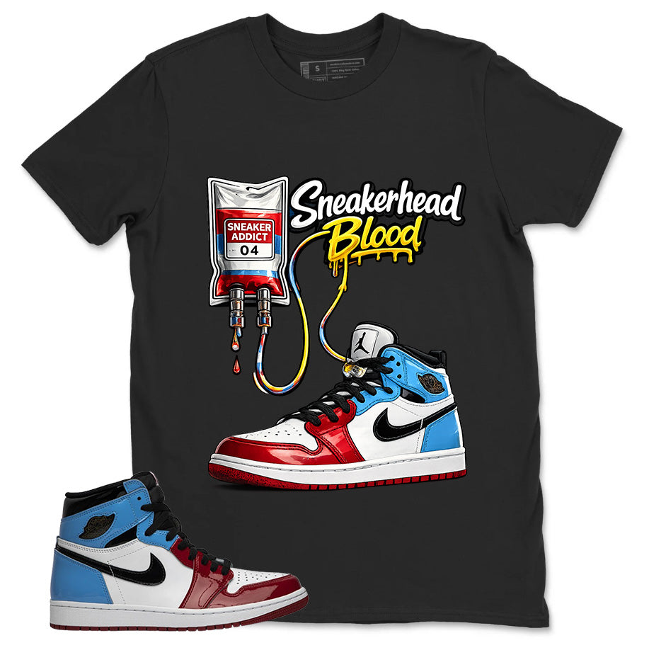 White Fearless 1s Zadago Shirt Sneakerhead Blood Graphic
