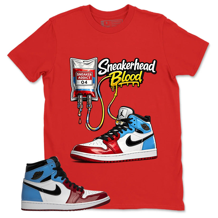 White Fearless 1s Zadago Shirt Sneakerhead Blood Graphic