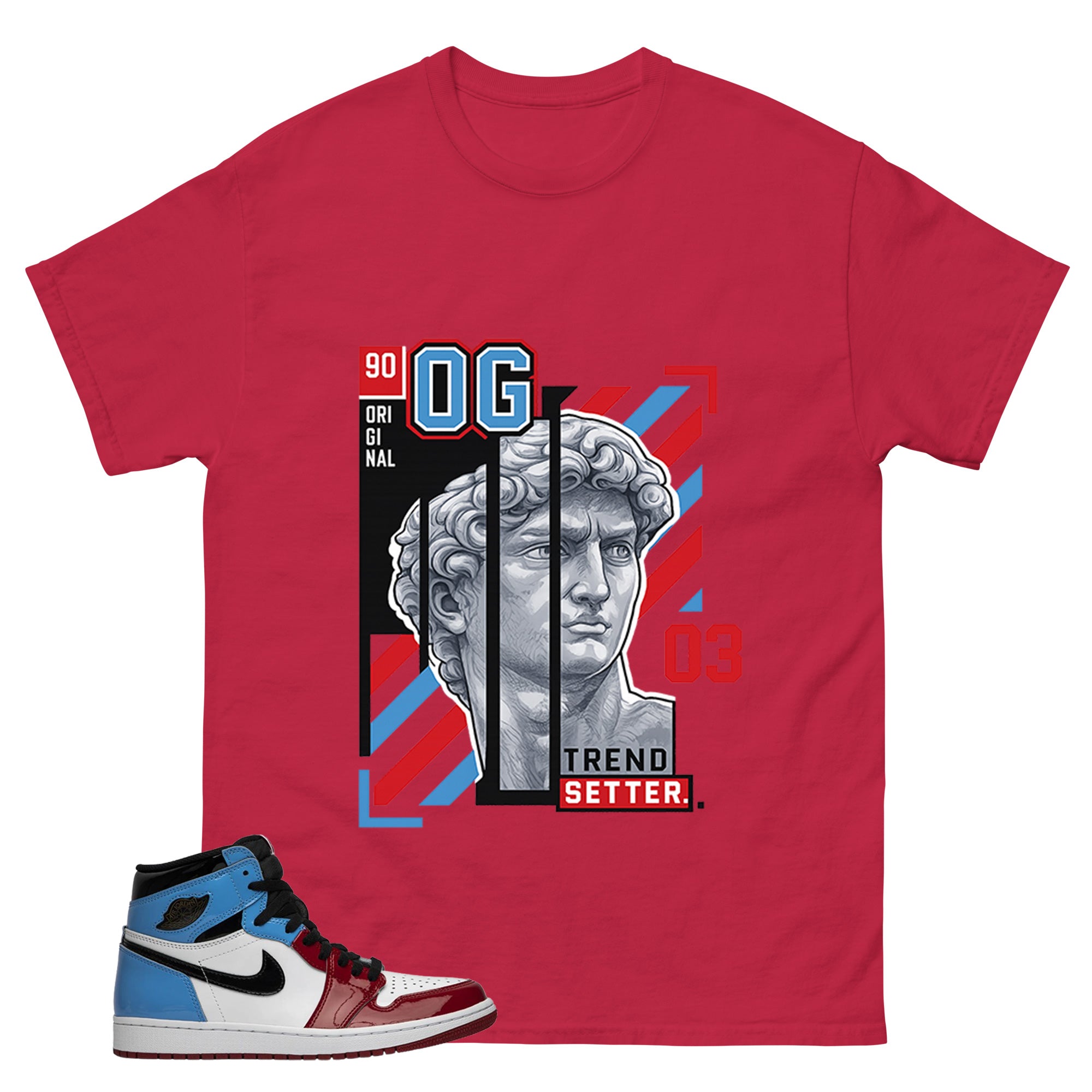 White Fearless 1s Zadago Shirt Trend Setter Graphic