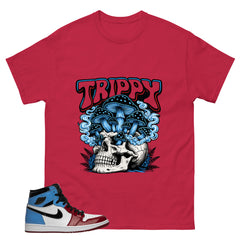 White Fearless 1s Zadago Shirt Trippy Skull Graphic