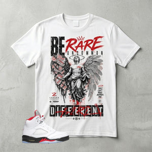 White Fire Red 5s Zadago Shirt Be Rare Uncommon Different Graphic