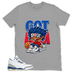 White True Blue 3s Zadago Shirt Got Em Dope Graphic