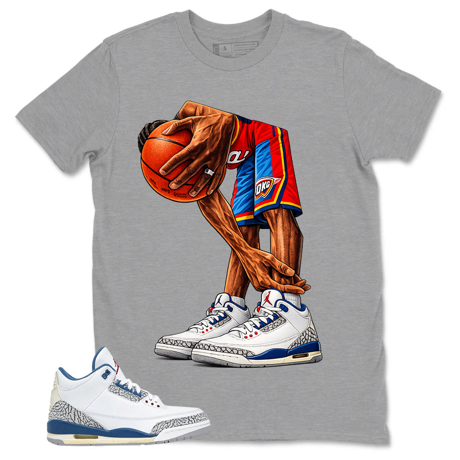 White True Blue 3s Zadago Shirt Ball Time Graphic
