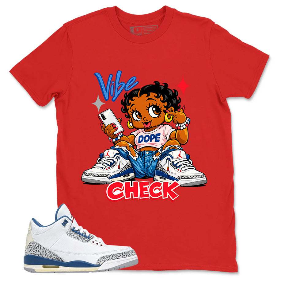 White True Blue 3s Zadago Shirt Vibe Check Graphic