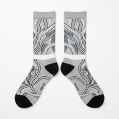 Wings Socks – Women’s Air Jordan 5 Retro Inspired Mid-Calf Unisex Crew Socks