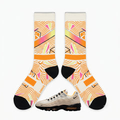World Cup Pack Sail Club 58 Socks – SB Air Max 95 Inspired Mid-Calf Unisex Crew Socks