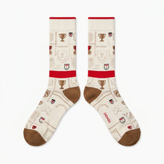 World’s Best Dad Sneaker Match Socks – Air Jordan 3 Inspired Mid-Calf Crew Socks