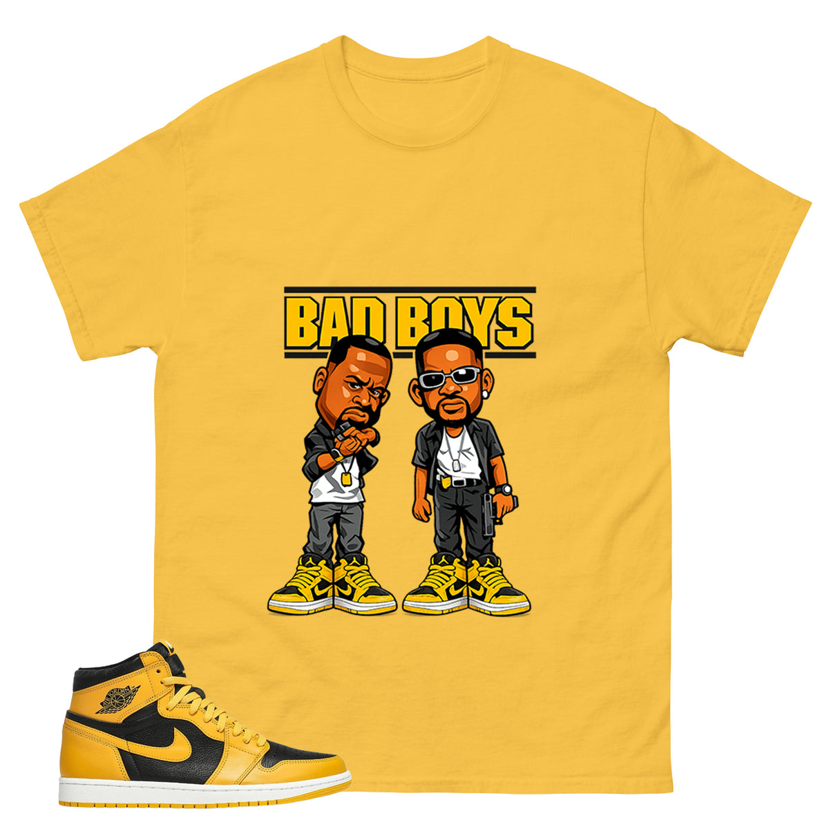 Yellow Pollen 1s Zadago Shirt Bad Boys Graphic
