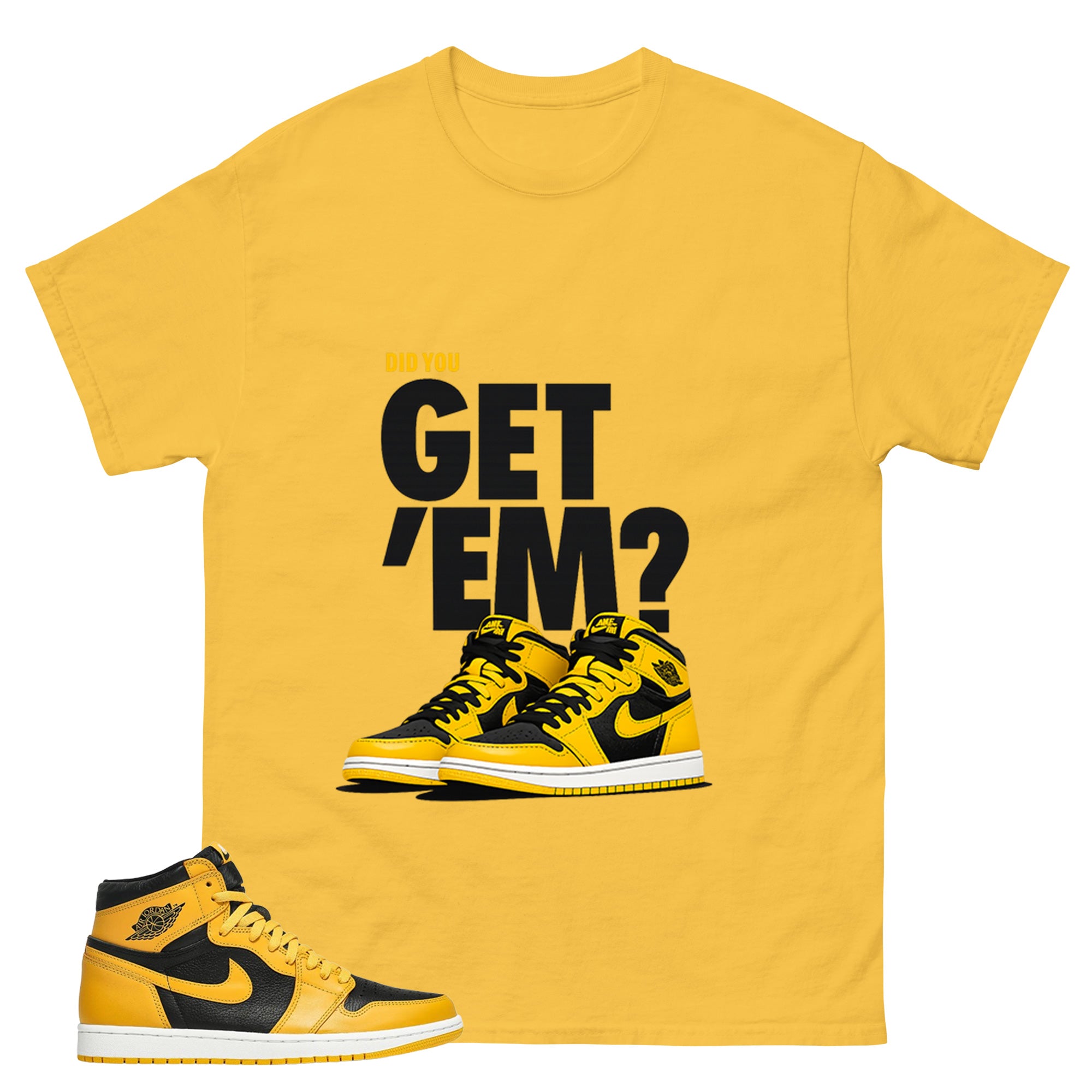 Yellow Pollen 1s Zadago Shirt Did You Get Em Graphic