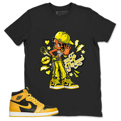 Yellow Pollen 1s Zadago Shirt Talk To The Hand Graphic