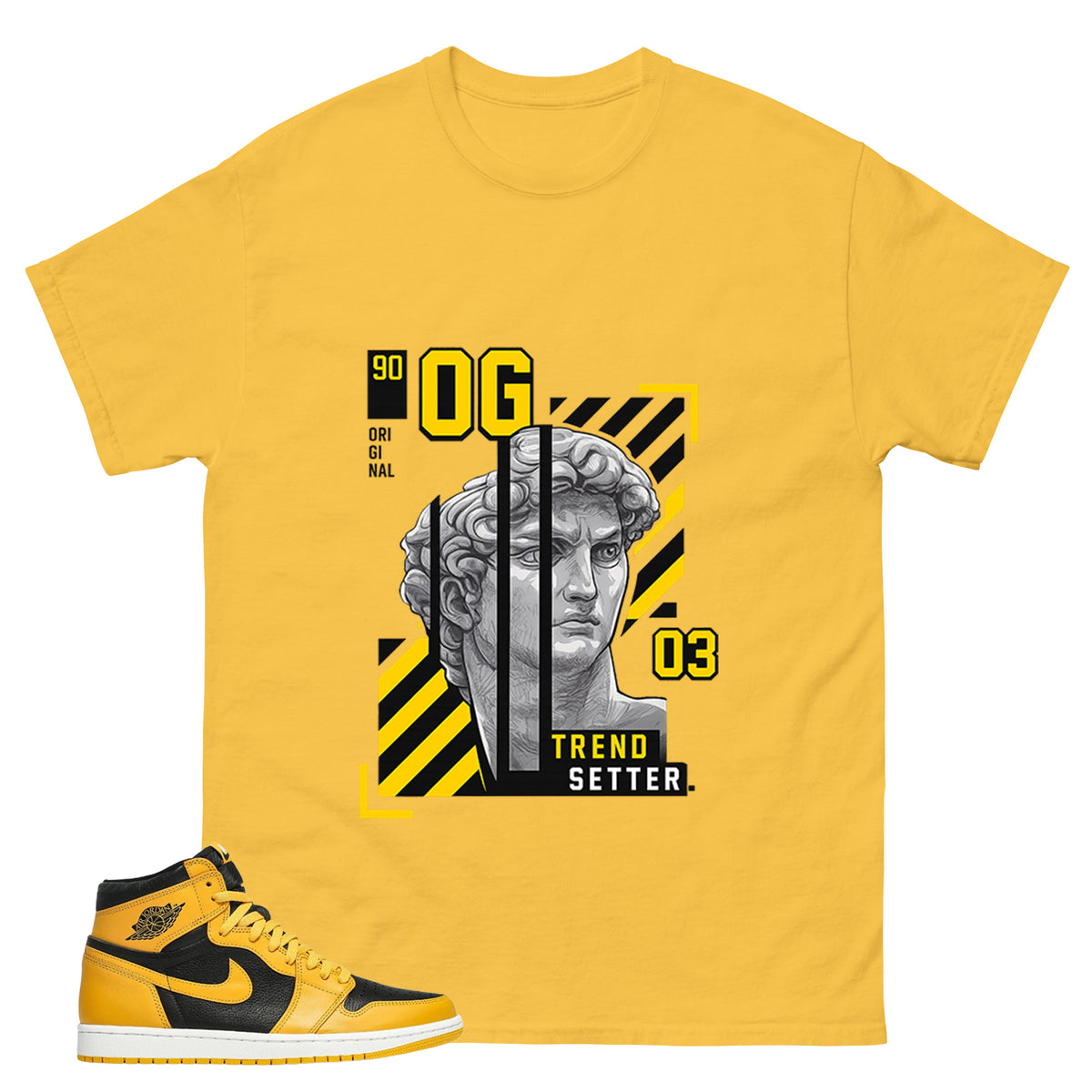 Yellow Pollen 1s Zadago Shirt Trend Setter Graphic