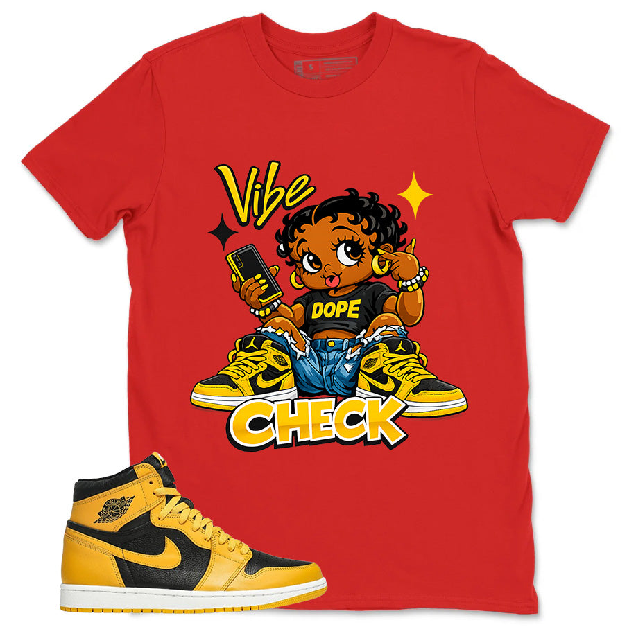 Yellow Pollen 1s Zadago Shirt Vibe Check Graphic