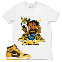 Yellow Pollen 1s Zadago Shirt Vibe Check Graphic