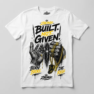 Yellow Thunder 4s Zadago Shirt Built Not Given Graphic