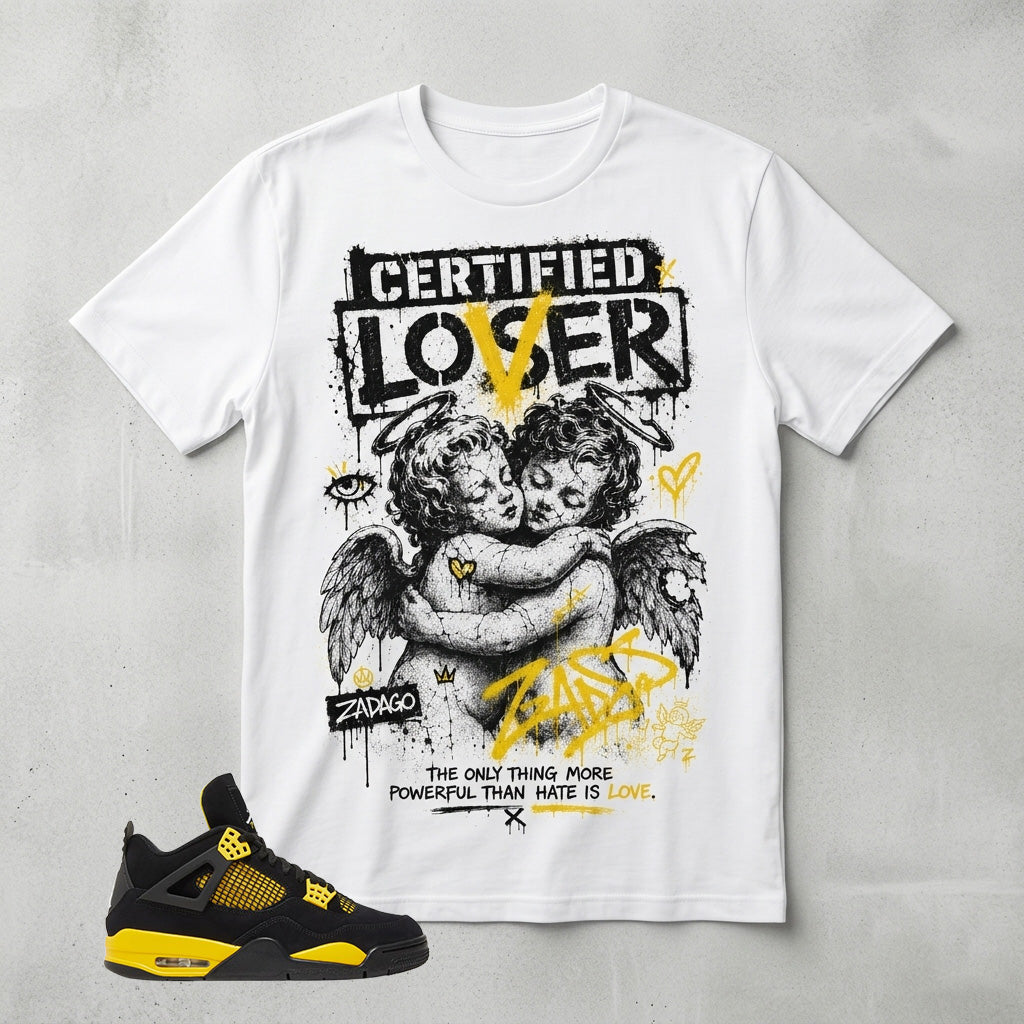 Yellow Thunder 4s Zadago Shirt Certified Lover Graphic