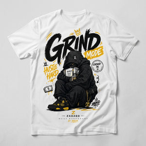 Yellow Thunder 4s Zadago Shirt Grind Mode Graphic