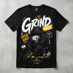Yellow Thunder 4s Zadago Shirt Grind Mode Graphic