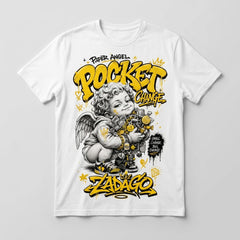 Yellow Thunder 4s Zadago Shirt Pocket Change Angel Graphic