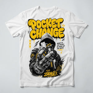 Pink Iced Carmine 4s Zadago Shirt Pocket Change Graphic