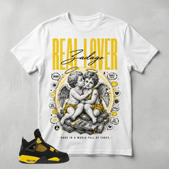 Yellow Thunder 4s Zadago Shirt Real Love Graphic