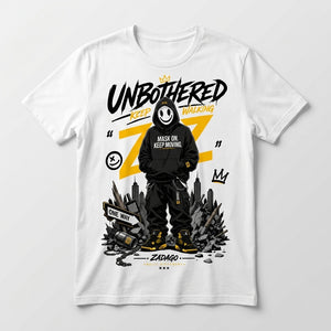 Yellow Thunder 4s Zadago Shirt Unbothered Keep Walking Graphic