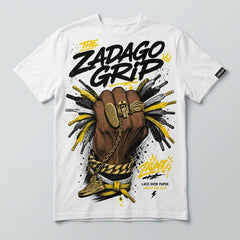 Yellow Thunder 4s Zadago Shirt Zadago Grip Graphic